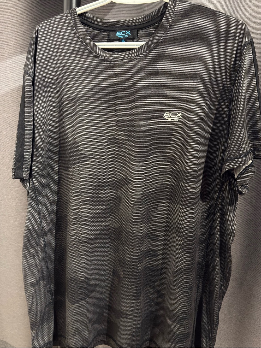 ACX Men's Black Camo Short-Sleeve Performance Tee